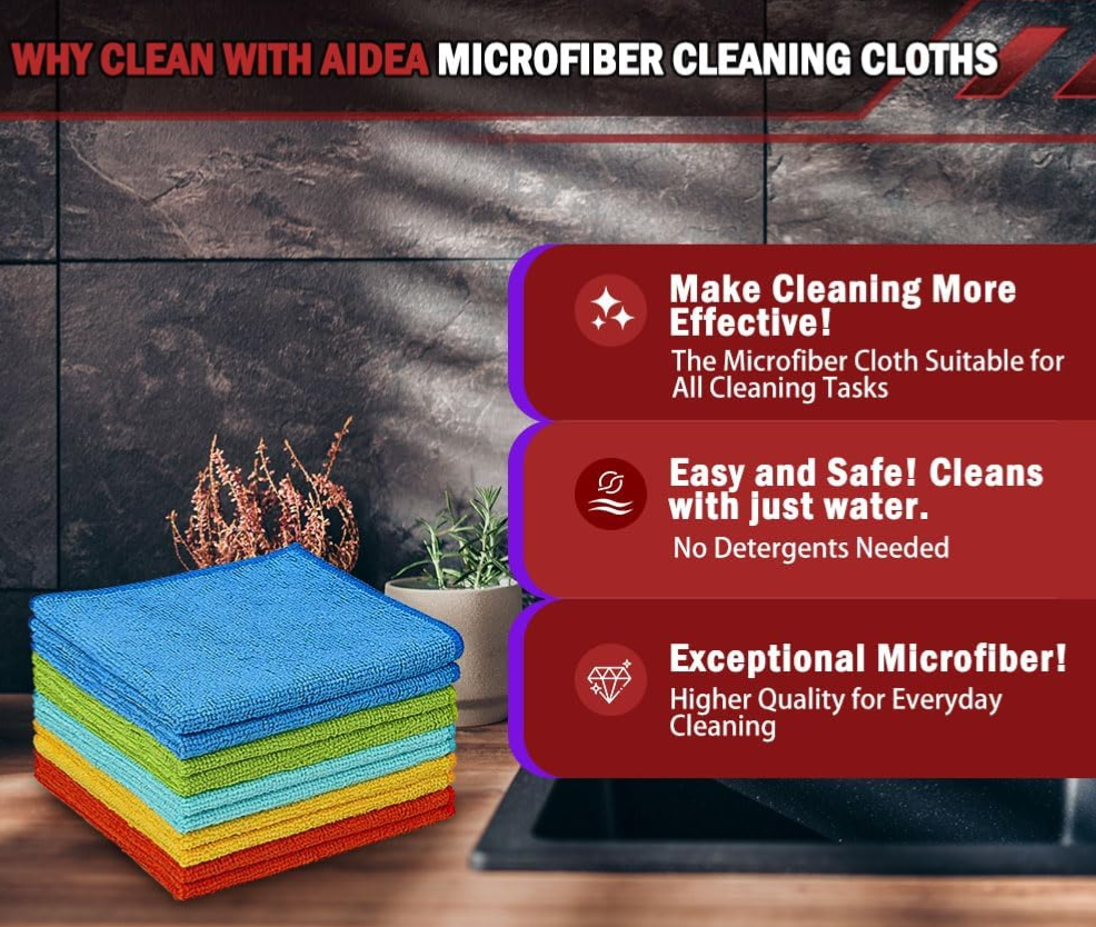 Microfiber Cloth 10 Pack 